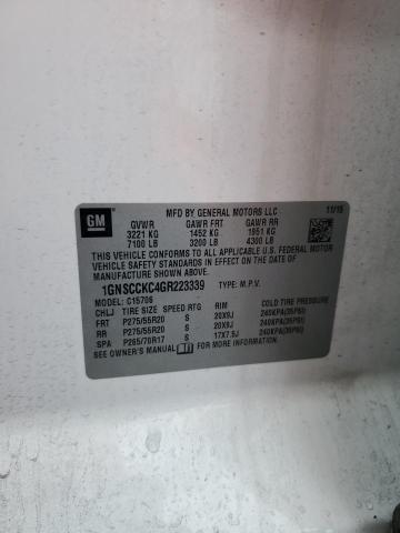 1GNSCCKC4GR223339 Chevrolet l83 - sidi, vvt, afm, e85 max, aluminum