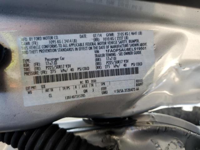 1FADP5AU8EL519501 Ford atk ivct hev