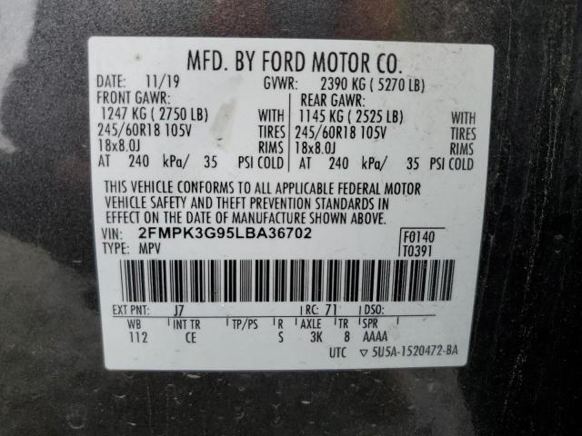 2FMPK3G95LBA36702 Ford EDGE SE
