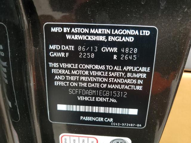 SCFFDABM1EGB15312 Aston Martin am11