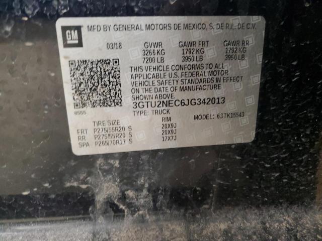 3GTU2NEC6JG342013 GMC l83 -spark ignited direct injection, variable valve timing, afm, e85 max, alum