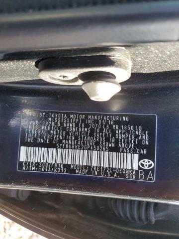 5YFBURHE2GP450265 Toyota 2zr-fe