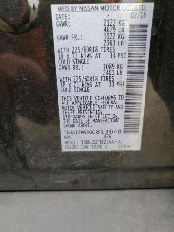 5N1AT2MV4GC813648 Nissan 2016