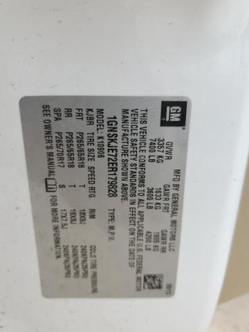 1GNSKJE72ER179828 Chevrolet lc9 - flex fuel (gas/alc), aluminium cylinder, deactivation