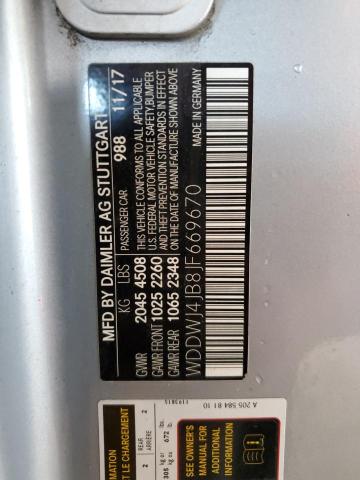 WDDWJ4JB8JF669670 Mercedes-Benz m274