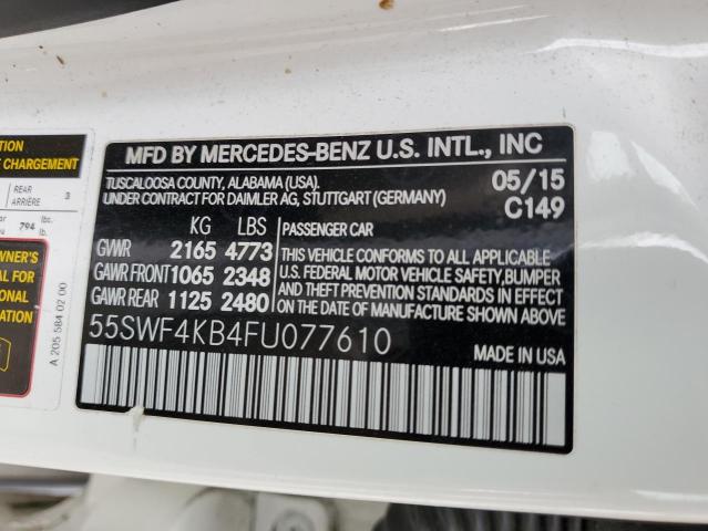 55SWF4KB4FU077610 Mercedes-Benz C 300 4MAT
