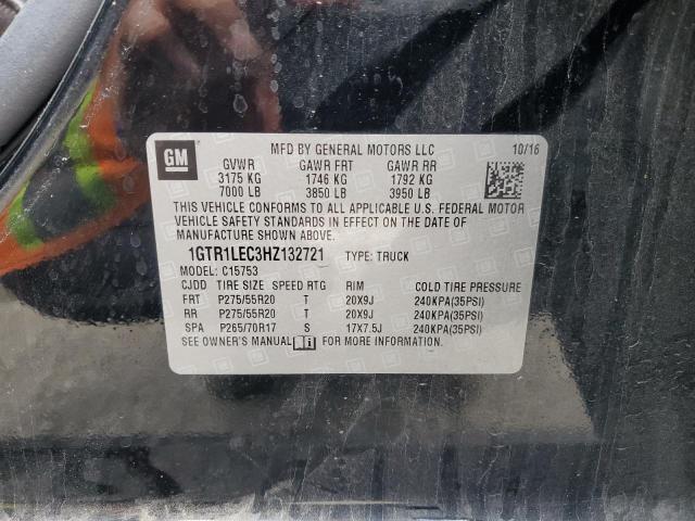 1GTR1LEC3HZ132721 GMC l83 -spark ignited direct injection, variable valve timing, afm, e85 max, alum