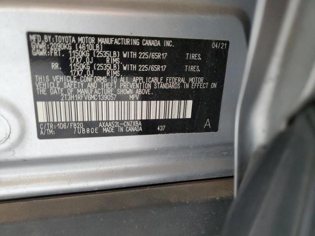 2T3H1RFV6MC139057 Toyota RAV4 LE