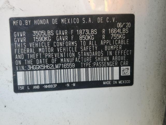 3HGGK5H62LM716559 Honda l15b1