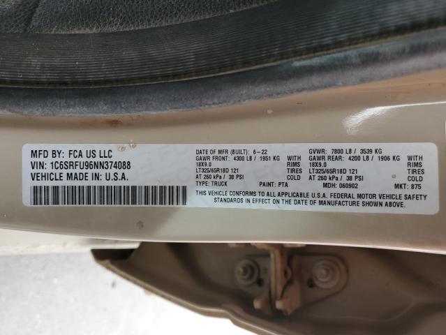 1C6SRFU96NN374088 RAM 1500 Trx