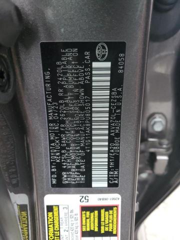 4T1G11AK8PU805017 Toyota a25a-fks