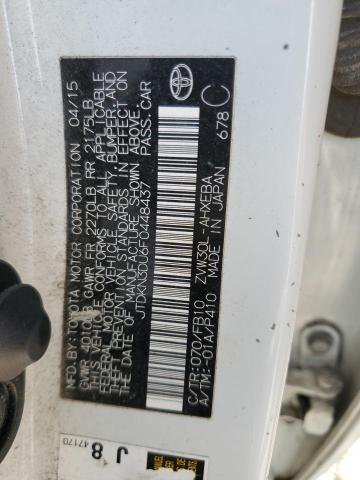 JTDKN3DU6F0448437 Toyota 2zr-fxe+3jm