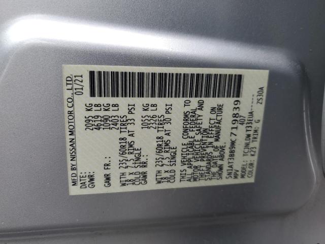 5N1AT3BB9MC719839 Nissan 2021