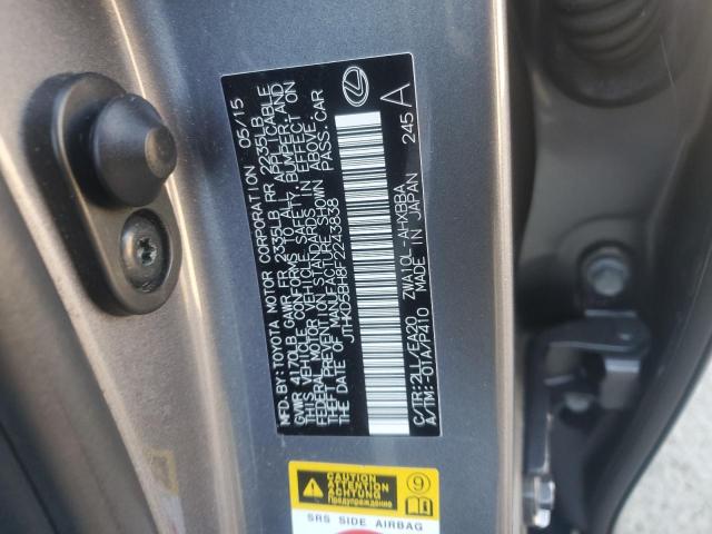 JTHKD5BH8F2243838 Lexus 2zr-fxe+3jm