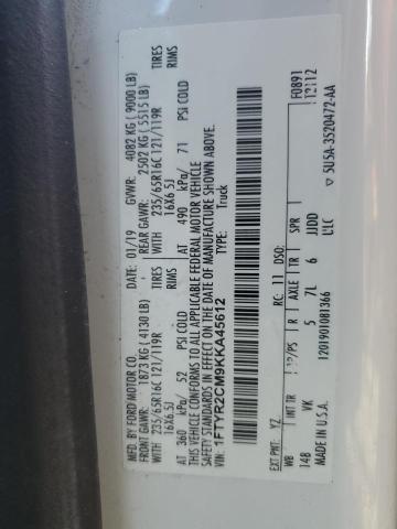 1FTYR2CM9KKA45612 Ford TRANSIT T-