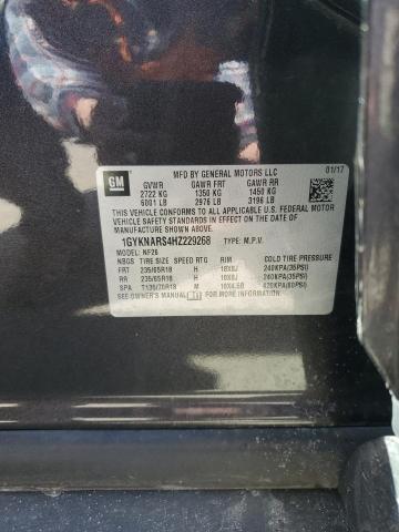 1GYKNARS4HZ229268 Cadillac XT5