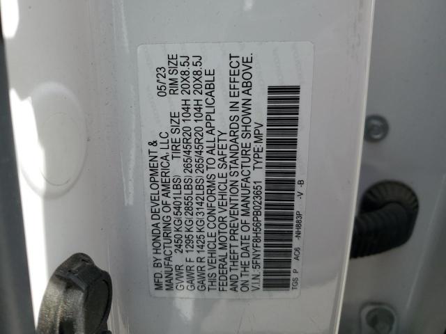 5FNYF8H56PB023651 Honda PASSPORT E