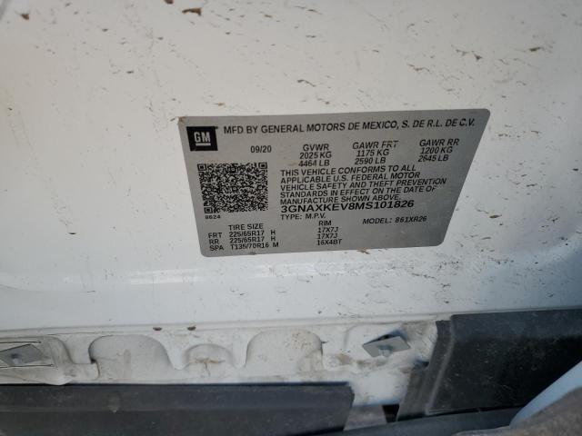 3GNAXKEV8MS101826 Chevrolet lyx