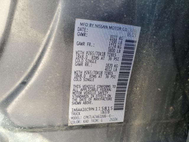 1N6AA1EC9PN115815 Nissan TITAN S