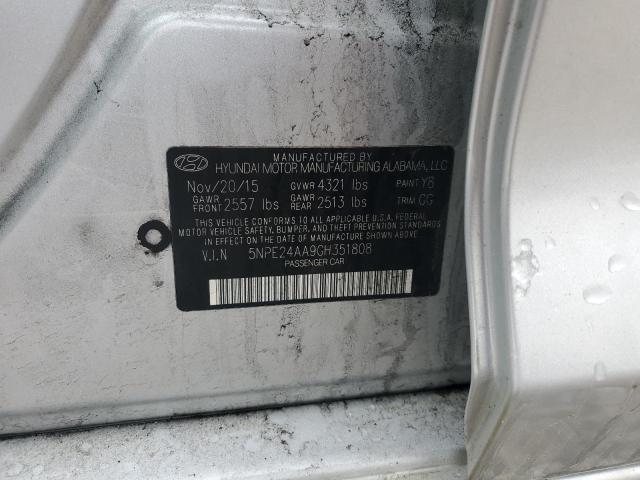 5NPE24AA9GH351808 Hyundai SONATA ECO