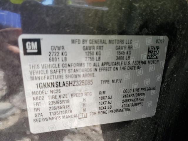 1GKKNSLA5HZ325085 GMC lcv - sidi: spark ignited direct injection, vvt: variable valve timing, dcvcp, e85 max, e0-e100, alum