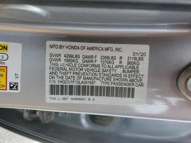 1HGCV1F13LA051657 Honda l15be