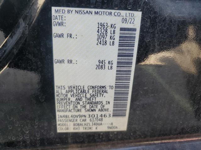 1N4BL4DV9PN301463 Nissan ALTIMA SV