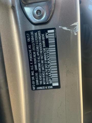WP1AA2A26JKA00392 Porsche Cayenne