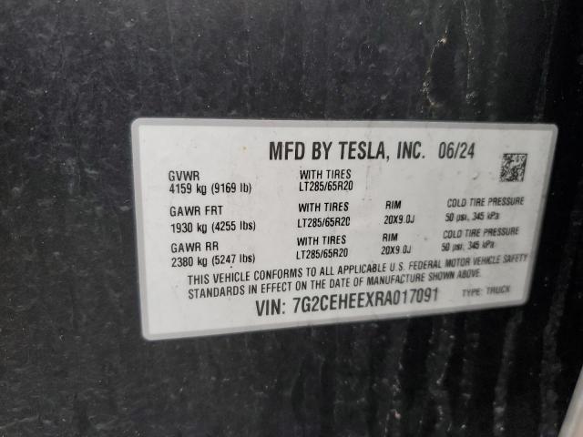 7G2CEHEEXRA017091 Tesla Cybertruck