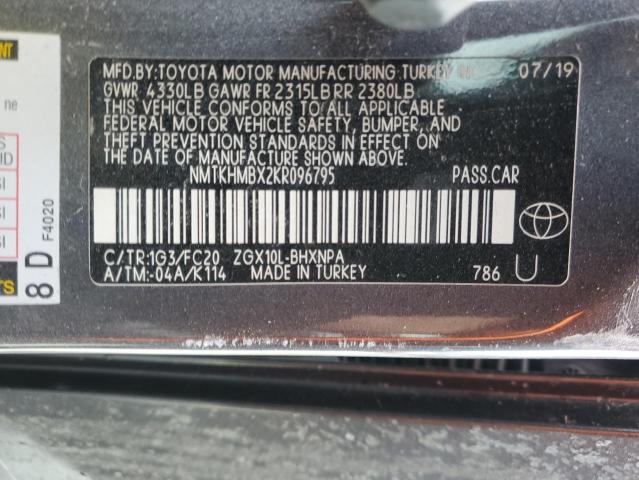 NMTKHMBX2KR096795 Toyota C-HR XLE