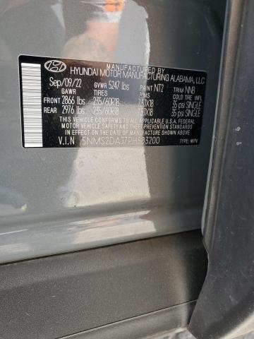 5NMS2DAJ7PH503200 Hyundai SANTA FE S
