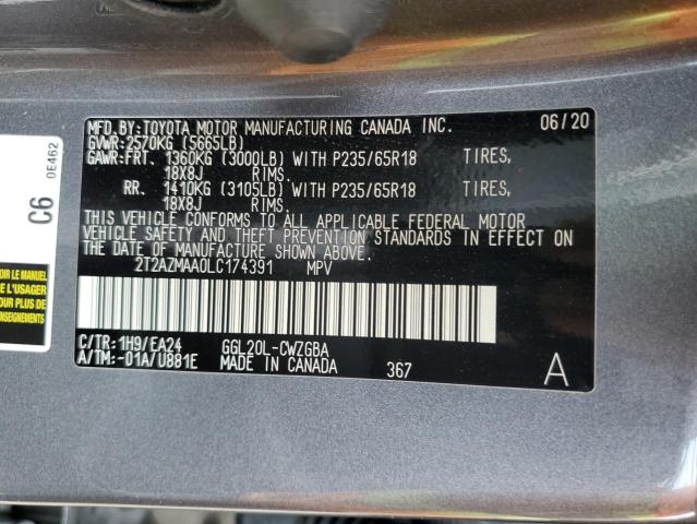 2T2AZMAA0LC174391 Lexus RX 350 BAS