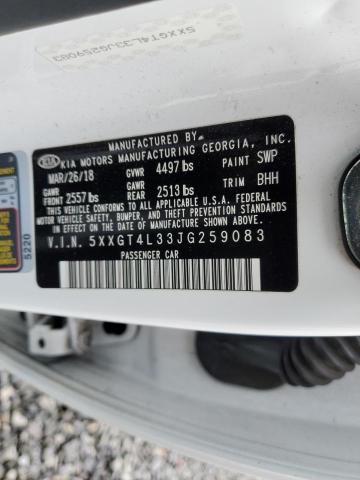 5XXGT4L33JG259083 KIA Optima Lx