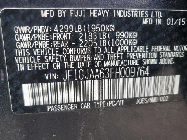 JF1GJAA63FH009764 Subaru 2.0l na