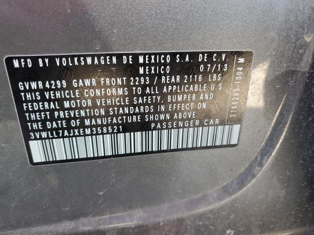 3VWLL7AJXEM358521 Volkswagen JETTA TDI