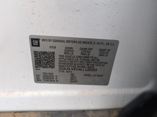 3GKALVEV4LL120103 GMC TERRAIN SL