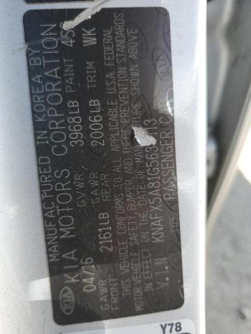 KNAFX5A81G5634113 KIA gdi nu