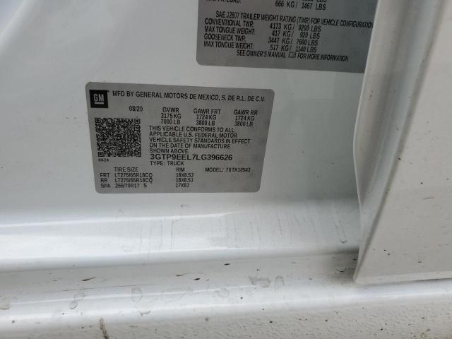 3GTP9EEL7LG396626 GMC Sierra K1500 At4