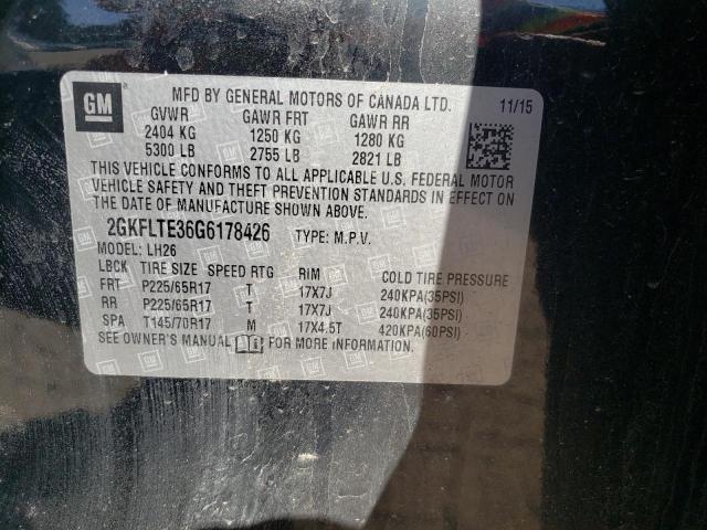 2GKFLTE36G6178426 GMC Terrain Sle