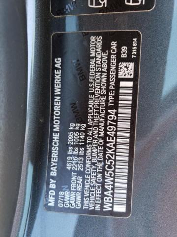 WBA4W5C52KAE49794 BMW 430xi