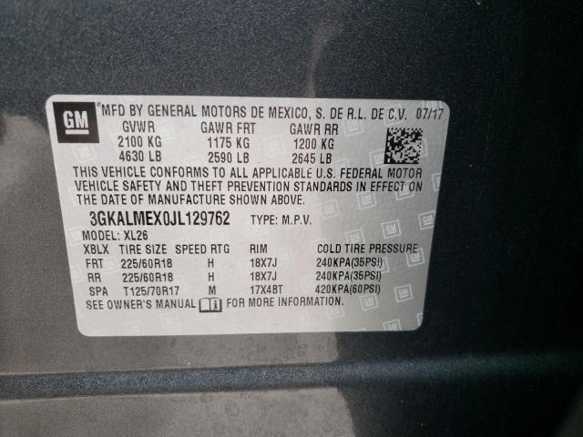 3GKALMEX0JL129762 GMC Terrain Sle