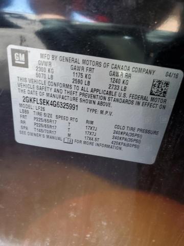 2GKFLSEK4G6325991 GMC Terrain Sle