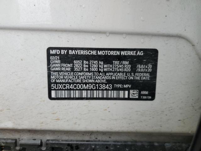 5UXCR4C00M9G13843 BMW X5 Sdrive 40i