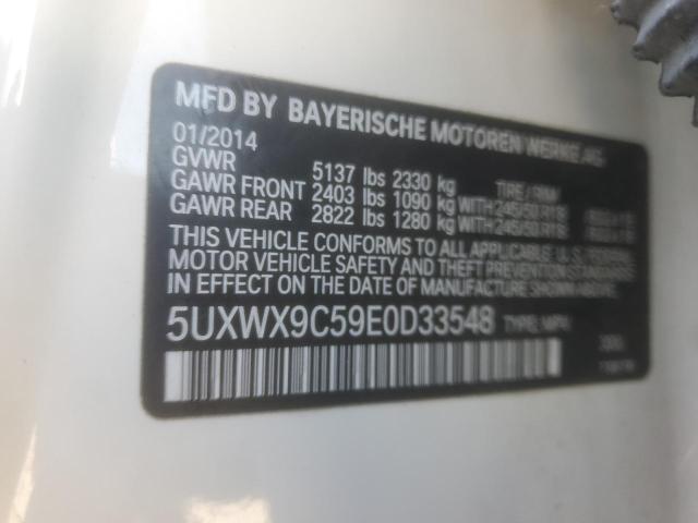 5UXWX9C59E0D33548 BMW X3 Xdrive28i