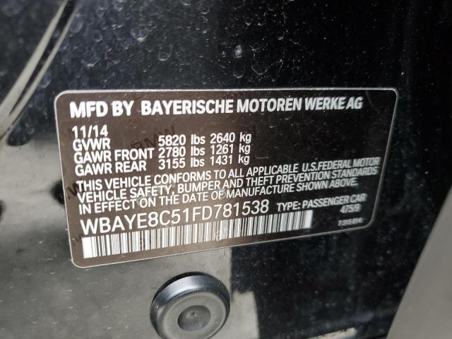 WBAYE8C51FD781538 BMW 750 LI