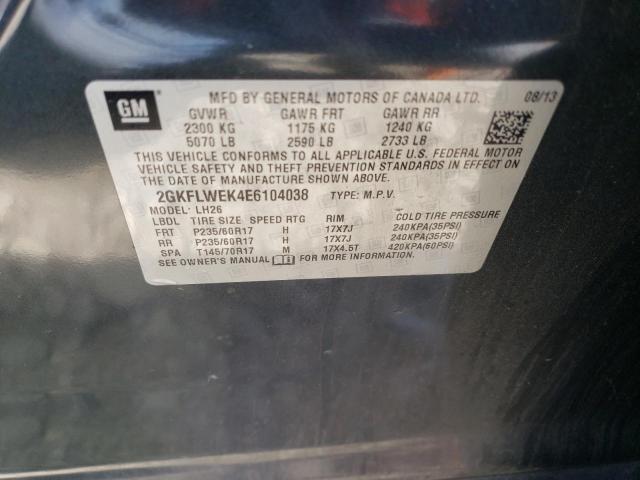 2GKFLWEK4E6104038 GMC Terrain Sle