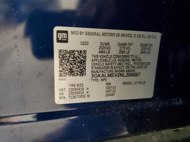 3GKALMEV2NL206667 GMC Terrain Sle