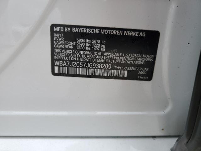 WBA7J2C57JG938209 BMW 740 Xe