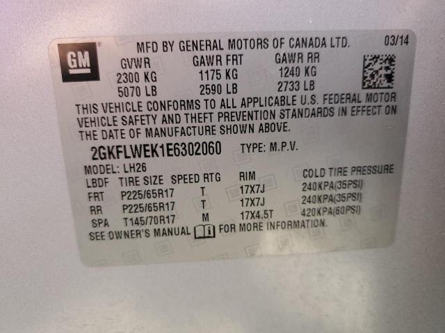 2GKFLWEK1E6302060 GMC Terrain Sle