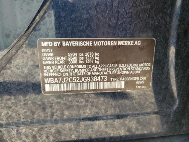 WBA7J2C52JG938473 BMW 740 Xe